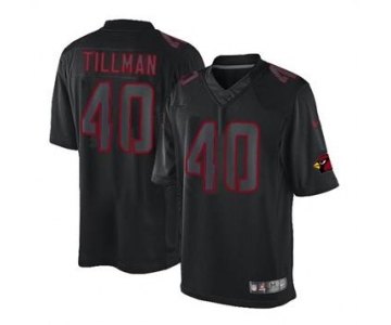 nike nfl jerseys arizona cardinals #40 pat tillman black[nike impact limited]