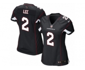 Women Nike Arizona Cardinals #2 Andy Lee Game Black Alternate NFL Jersey