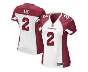 Women Nike Arizona Cardinals #2 Andy Lee Game White NFL Jersey
