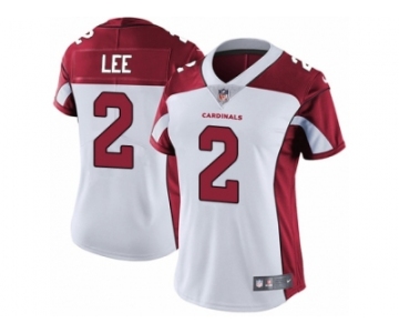 Women Nike Arizona Cardinals #2 Andy Lee White Vapor Untouchable Limited Player NFL Jersey