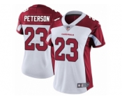 Women Nike Arizona Cardinals #23 Adrian Peterson White Vapor Untouchable Limited Player NFL Jersey