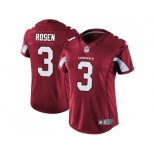 Women Nike Arizona Cardinals #3 Josh Rosen Red Team Color Stitched NFL Vapor Untouchable Limited Jersey