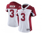 Women Nike Arizona Cardinals #3 Josh Rosen White Stitched NFL Vapor Untouchable Limited Jersey