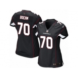 Women Nike Arizona Cardinals #70 Evan Boehm Game Black Alternate NFL Jersey