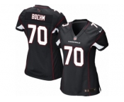 Women Nike Arizona Cardinals #70 Evan Boehm Game Black Alternate NFL Jersey