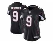 Women Nike Arizona Cardinals #9 Sam Bradford Black Alternate Stitched NFL Vapor Untouchable Limited Jersey