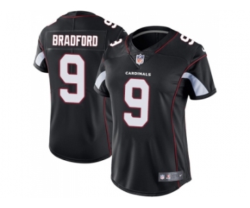 Women Nike Arizona Cardinals #9 Sam Bradford Black Alternate Stitched NFL Vapor Untouchable Limited Jersey