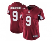 Women Nike Arizona Cardinals #9 Sam Bradford Red Team Color Stitched NFL Vapor Untouchable Limited Jersey