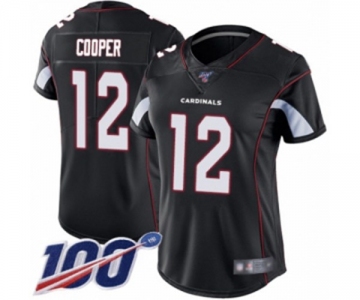 Women's Arizona Cardinals #12 Pharoh Cooper Black Alternate Vapor Untouchable Limited Player 100th Season Football Jersey