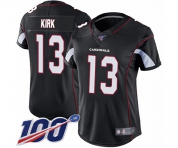 Women's Arizona Cardinals #13 Christian Kirk Black Alternate Vapor Untouchable Limited Player 100th Season Football Jersey