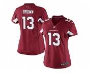 Women's Nike Arizona Cardinals #13 Jaron Brown Elite Red Team Color NFL Jersey