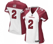 Women's Nike Arizona Cardinals #2 Andy Lee Game White NFL Jersey