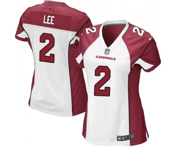 Women's Nike Arizona Cardinals #2 Andy Lee Game White NFL Jersey