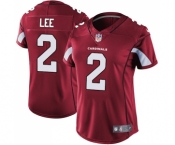 Women's Nike Arizona Cardinals #2 Andy Lee Red Team Color Vapor Untouchable Limited Player NFL Jersey