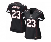 Women's Nike Arizona Cardinals #23 Chris Johnson Limited Black Alternate NFL Jersey