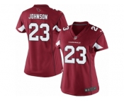 Women's Nike Arizona Cardinals #23 Chris Johnson Limited Red Team Color NFL Jersey