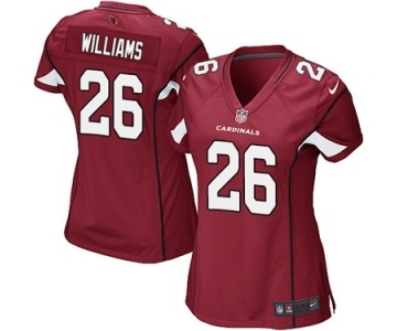 Women's Nike Arizona Cardinals #26 Brandon Williams Game Red Team Color NFL Jersey