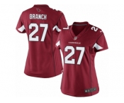 Women's Nike Arizona Cardinals #27 Tyvon Branch Limited Red Team Color NFL Jersey