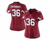 Women's Nike Arizona Cardinals #36 D. J. Swearinger Limited Red Team Color NFL Jersey