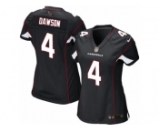 Women's Nike Arizona Cardinals #4 Phil Dawson Limited Black Alternate NFL Jersey