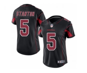 Women's Nike Arizona Cardinals #5 Drew Stanton Limited Black Rush NFL Jersey