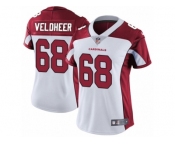 Women's Nike Arizona Cardinals #68 Jared Veldheer Vapor Untouchable Limited White NFL Jersey