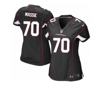 Women's Nike Arizona Cardinals #70 Bobby Massie Limited Black Alternate NFL Jersey