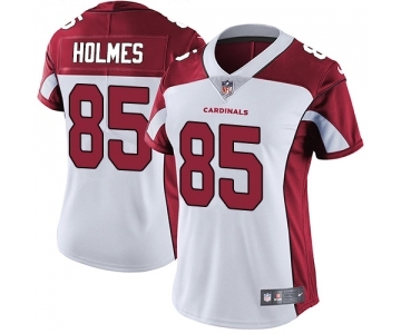 Women's Nike Arizona Cardinals #85 Gabe Holmes White Vapor Untouchable Limited Player NFL Jersey