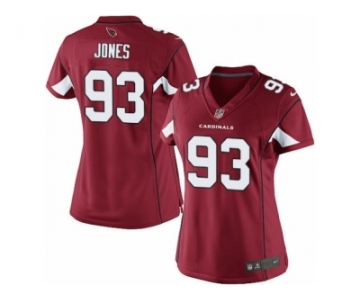 Women's Nike Arizona Cardinals #93 Jarvis Jones Limited Red Team Color NFL Jersey