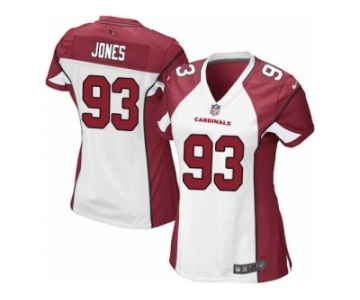Women's Nike Arizona Cardinals #93 Jarvis Jones Limited White NFL Jersey