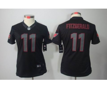 nike women nfl jerseys arizona cardinals #11 larry fitzgerald black[nike impact limited]