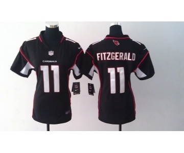 nike women nfl jerseys arizona cardinals #11 larry fitzgerald black[nike]