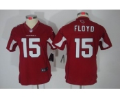 nike women nfl jerseys arizona cardinals #15 floyd red[nike limited]