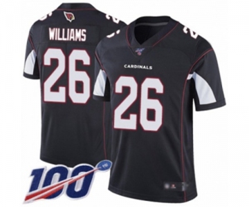 Youth Arizona Cardinals #26 Brandon Williams Black Alternate Vapor Untouchable Limited Player 100th Season Football Jersey