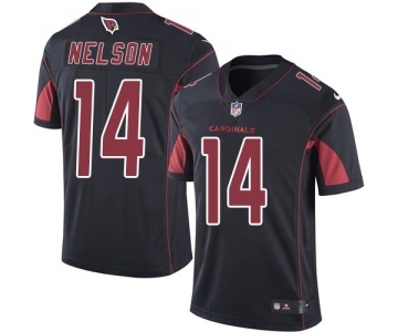 Youth Nike Arizona Cardinals #14 J.J. Nelson Limited Black Rush Vapor Untouchable NFL Jersey