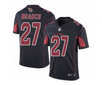 Youth Nike Arizona Cardinals #27 Tyvon Branch Limited Black Rush NFL Jersey
