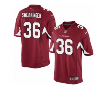 Youth Nike Arizona Cardinals #36 D. J. Swearinger Limited Red Team Color NFL Jersey