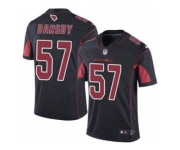 Youth Nike Arizona Cardinals #57 Karlos Dansby Limited Black Rush NFL Jersey