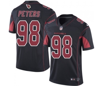 Youth Nike Arizona Cardinals #98 Corey Peters Limited Black Rush Vapor Untouchable NFL Jersey