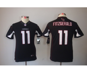 nike youth nfl jerseys arizona cardinals #11 larry fitzgerald black[nike]