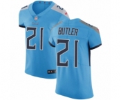 Men's Nike Tennessee Titans #21 Malcolm Butler Light Blue Alternate Vapor Untouchable Elite Player NFL Jersey