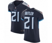 Men's Nike Tennessee Titans #21 Malcolm Butler Navy Blue Team Color Vapor Untouchable Elite Player NFL Jersey