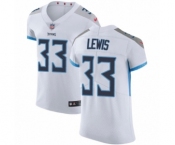 Men's Nike Tennessee Titans #33 Dion Lewis White Vapor Untouchable Elite Player NFL Jersey