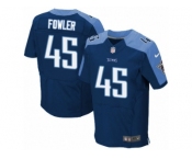 Men's Nike Tennessee Titans #45 Jalston Fowler Elite Navy Blue Alternate NFL Jersey