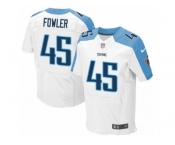 Men's Nike Tennessee Titans #45 Jalston Fowler Elite White NFL Jersey