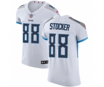 Men's Nike Tennessee Titans #88 Luke Stocker White Vapor Untouchable Elite Player NFL Jersey