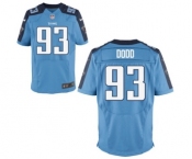 Men's Nike Tennessee Titans #93 Kevin Dodd Elite Light Blue Team Color NFL Jersey