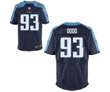 Men's Nike Tennessee Titans #93 Kevin Dodd Elite Navy Blue Alternate NFL Jersey