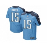 Nike Tennessee Titans #15 Justin Hunter Light Blue Jerseys(Elite)