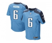 Nike Tennessee Titans #6 Brett Kern Light Blue Team Color Men Stitched NFL Elite Jersey
